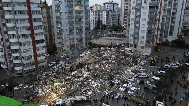 Subhanalloh Gempa Dahsyat Guncang Turki Dan Suriah